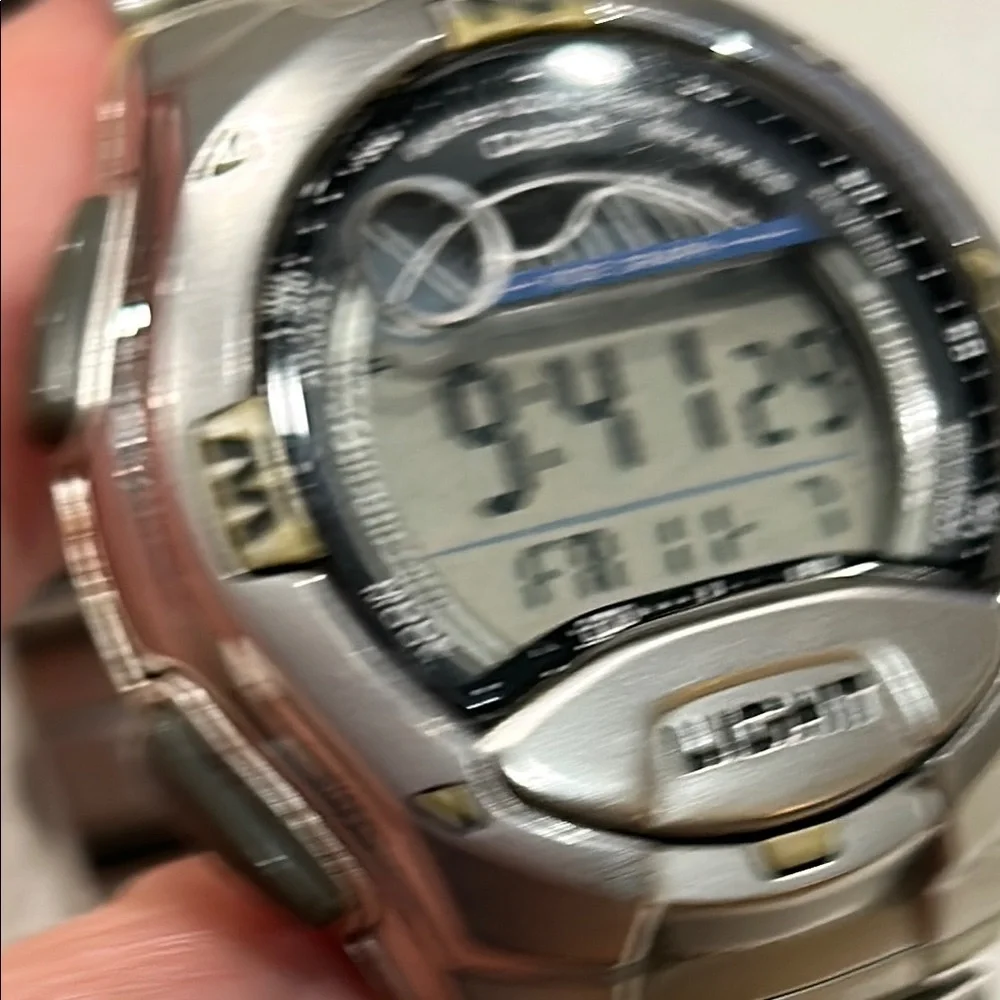 Casio Dual Time Alarm Tide Graph Digital W-753D-1AV W753D-1AV Men's Watch